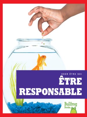 cover image of Être responsable (Being Responsible)